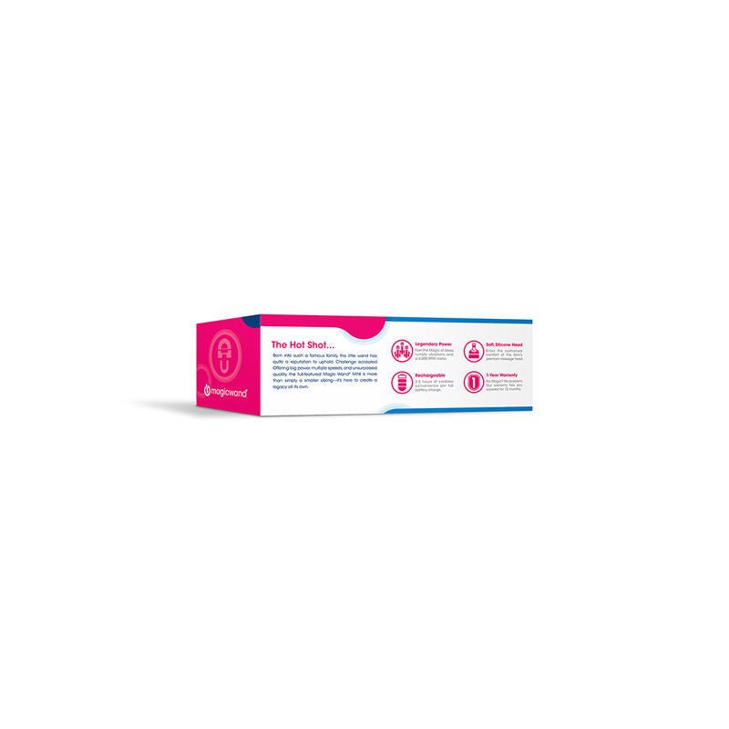 Magic wand mini - vibrating wand -  box back view | Flirtybay.com.au